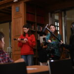students recording