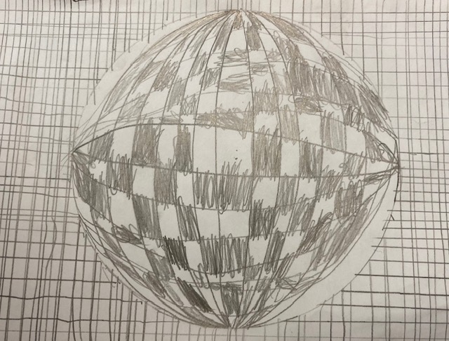 drawing of a ball